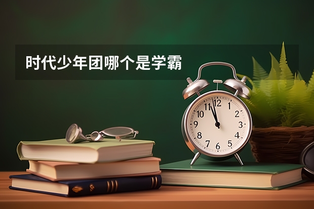时代少年团哪个是学霸