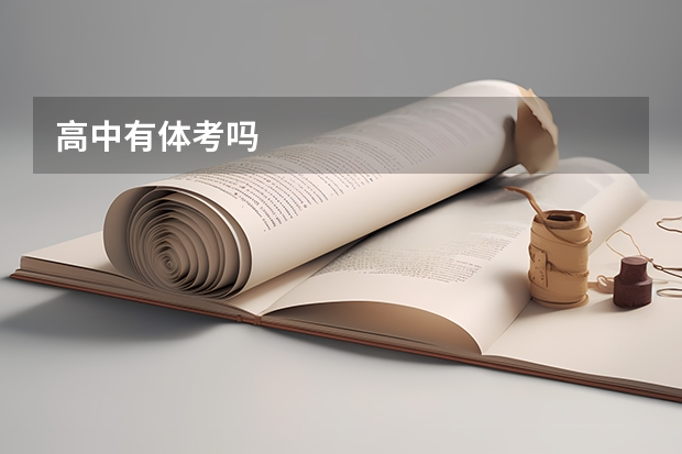 高中有体考吗