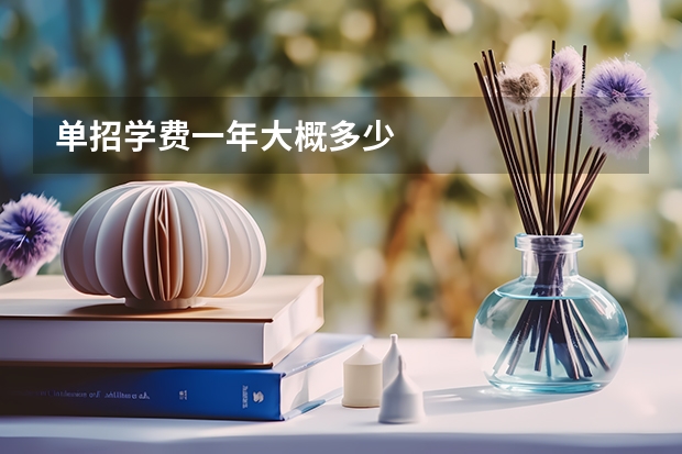单招学费一年大概多少