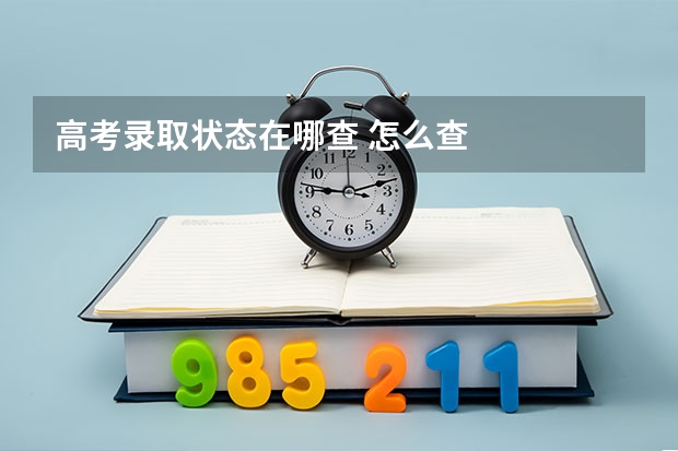 高考录取状态在哪查 怎么查