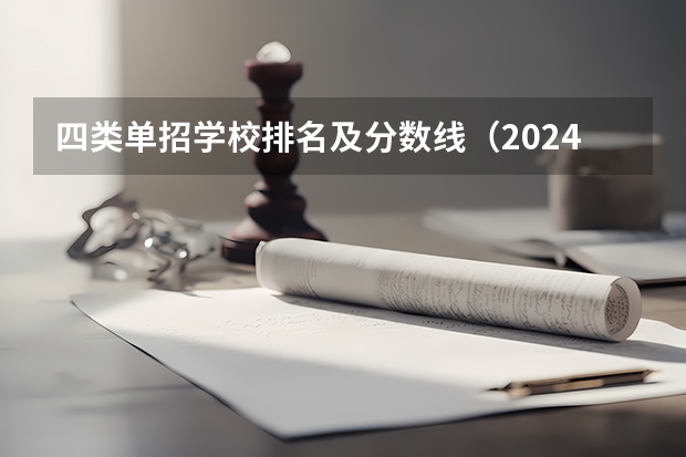 四类单招学校排名及分数线（2024河北单招学校及分数线）