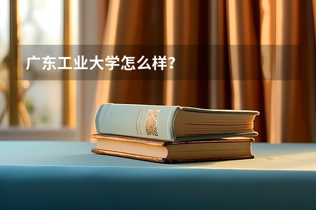 广东工业大学怎么样？