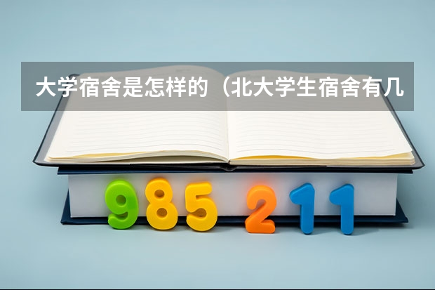 大学宿舍是怎样的（北大学生宿舍有几人间的？）
