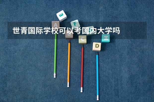 世青国际学校可以考国内大学吗