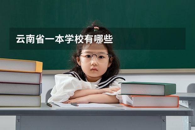 云南省一本学校有哪些