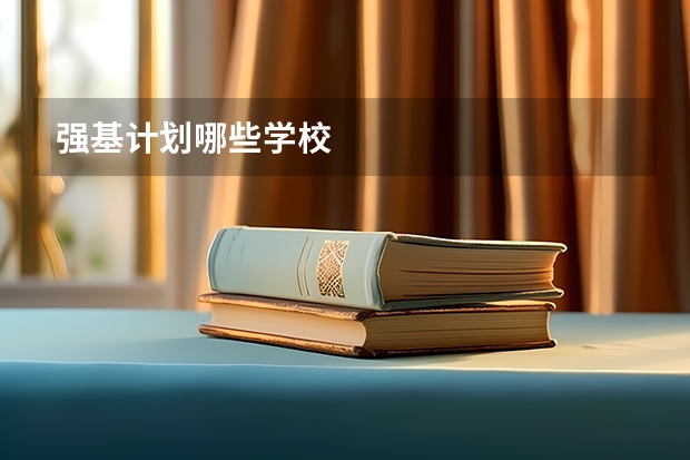 强基计划哪些学校