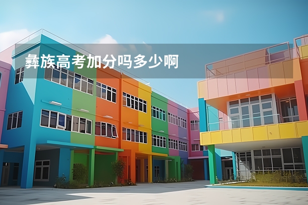 彝族高考加分吗多少啊