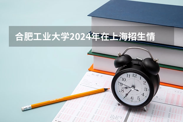 合肥工业大学2024年在上海招生情况