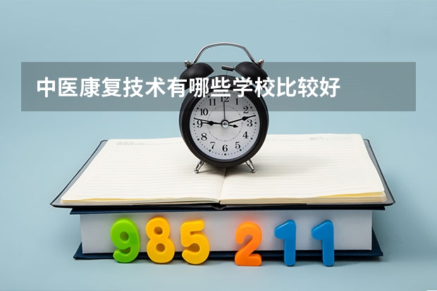 中医康复技术有哪些学校比较好
