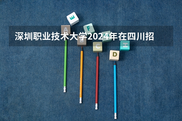 深圳职业技术大学2024年在四川招生情况