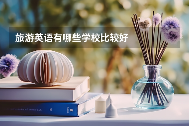 旅游英语有哪些学校比较好
