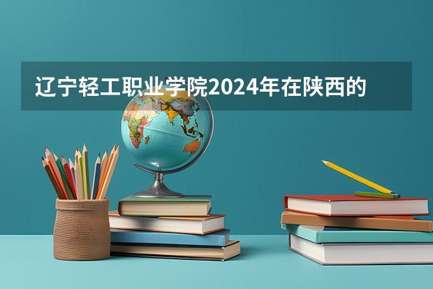 辽宁轻工职业学院2024年在陕西的招生情况
