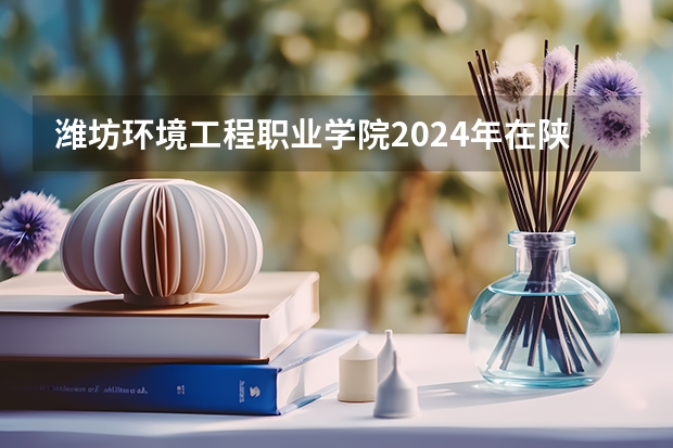 潍坊环境工程职业学院2024年在陕西的招生情况