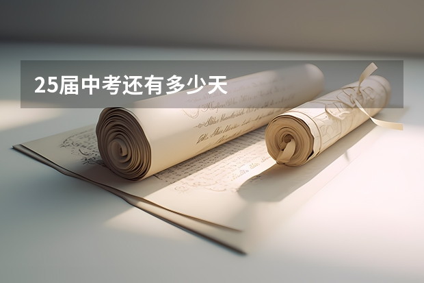 25届中考还有多少天