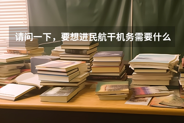 请问一下,要想进民航干机务需要什么证书?自考好考不