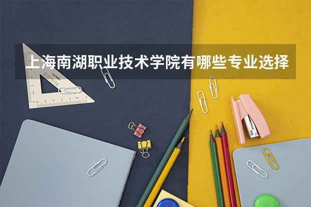 上海南湖职业技术学院有哪些专业选择 特色专业推荐