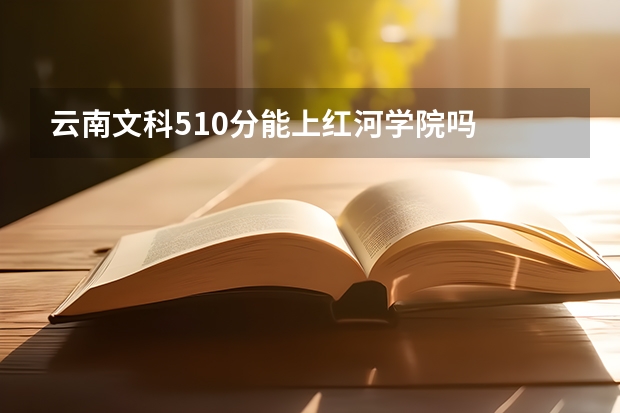 云南文科510分能上红河学院吗