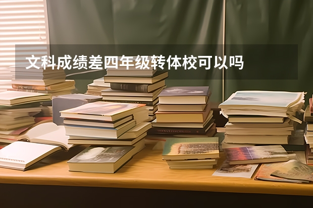 文科成绩差四年级转体校可以吗