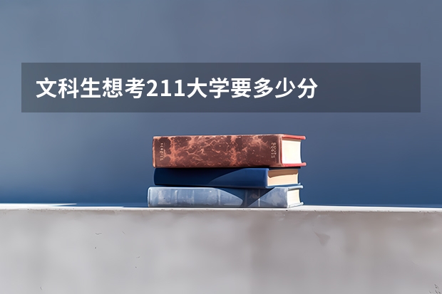 文科生想考211大学要多少分