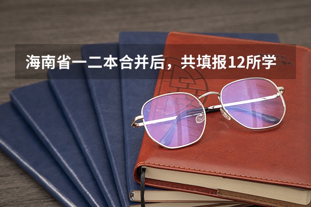 海南省一二本合并后，共填报12所学校，怎么进行录取
