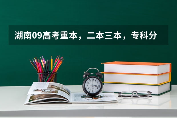 湖南09高考重本,二本三本,专科分数线(美术生可以报那些三本大学)