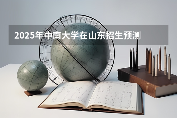 2025年中南大学在山东招生预测