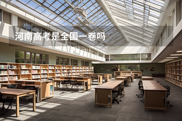 河南高考是全国一卷吗