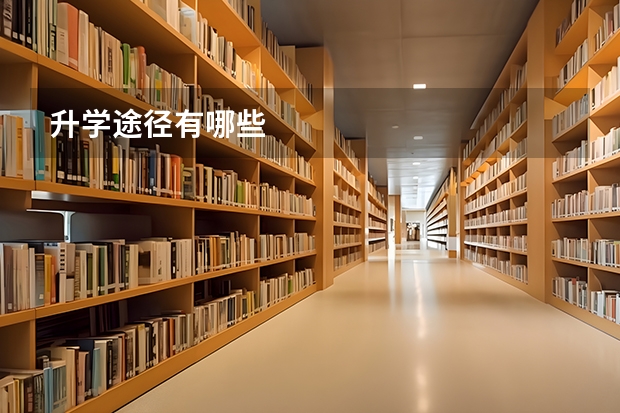 升学途径有哪些