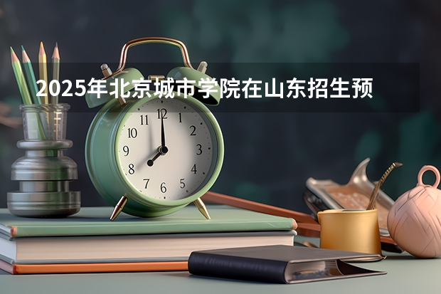 2025年北京城市学院在山东招生预测