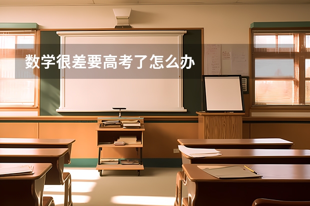 数学很差要高考了怎么办