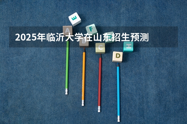 2025年临沂大学在山东招生预测