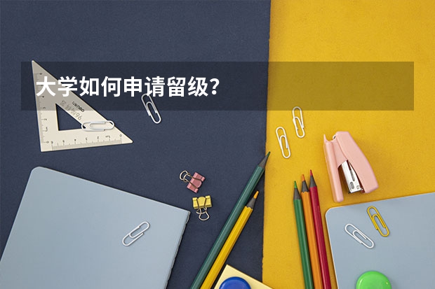 大学如何申请留级？