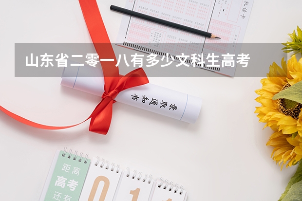 山东省二零一八有多少文科生高考