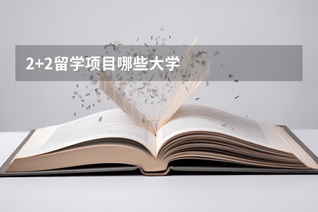 2+2留学项目哪些大学