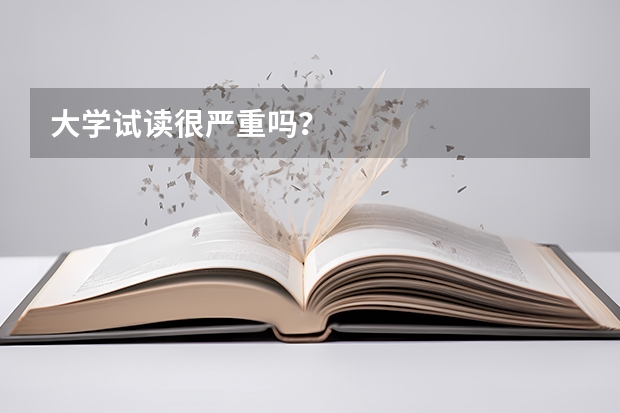 大学试读很严重吗？