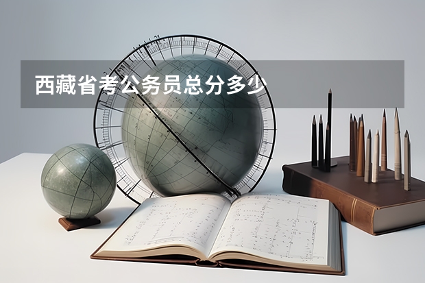 西藏省考公务员总分多少