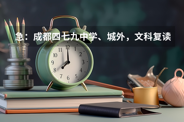 急：成都四七九中学、城外，文科复读的哪个更好？