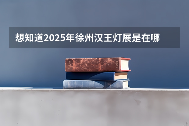 想知道2025年徐州汉王灯展是在哪个地点开展