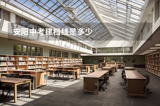 安阳中考建档线是多少