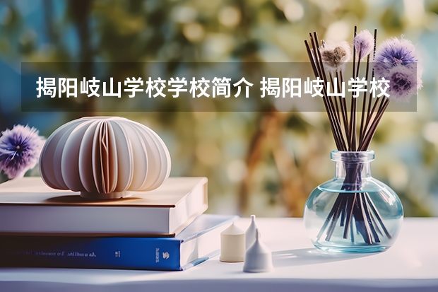 揭阳岐山学校学校简介 揭阳岐山学校办学成效