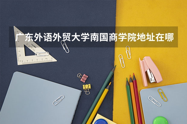 广东外语外贸大学南国商学院地址在哪里，哪个城市，哪个区？